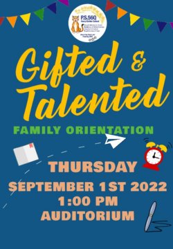 Gifted & Talented - Parent Orientation